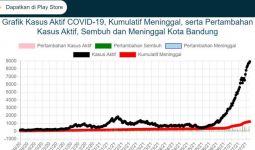 Kasus Aktif COVID-19 di Kota Bandung Catatkan Rekor Lagi, Lihat Grafiknya - JPNN.com