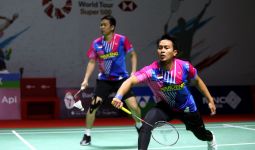 Indonesia Masters 2022: Cukup 27 Menit, Mohammad Ahsan/Hendra Setiawan Bantai Denmark - JPNN.com