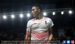 Fokus Buyar, Jonatan Christie Takluk dari Chen Long - JPNN.com