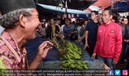 Jokowi - Sandi Berebut Perhatian Emak-Emak di Pasar - JPNN.com