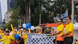 Sambut Nataru, ASDP Sosialisasi Pembelian Tiket Feri via Online Ferizy di Car Free Day