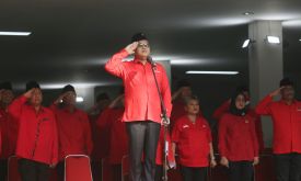 PDIP Gelar Upacara HUT Ke 77 Kemerdekaan RI - JPNN.com