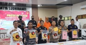 Bea Cukai Bengkalis turut hadir dalam konferensi pers pengungkapan tindak pidana narkotika dan tindak pidana pencucian uang (TPPU) pada Jumat (20/9). Foto: Dokumentasi Humas Bea Cukai - JPNN.com