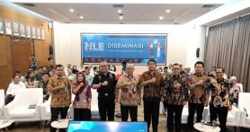 Pelaksanaan diseminasi survei efektivitas layanan NLE oleh Tim Teknis NLE dan Prospera pada Rabu (04/06/2024). Foto: Dokumentasi Humas Bea Cukai - JPNN.com