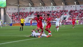 Suporter Timnas U-23 Indonesia Bersorak, Ferarri Sujud Syukur, Dia Bilang Begini - JPNN.com