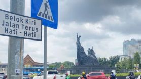 Ini Lho Pencuri Lempengan Tembaga dari Tugu Zapin Pekanbaru, Oalah - JPNN.com