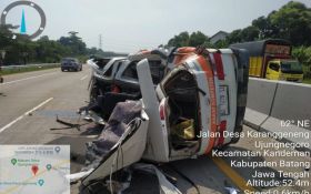 Kecelakaan Maut di Tol Semarang-Batang, Satu Orang Tewas, Begini Kronologinya - JPNN.com Jateng