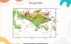 Gempa di Bali Naik Hampir 2 Kali Lipat, Ini Data BBMKG Denpasar - JPNN.com Bali