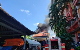 Kantor BPBD Bali Terbakar, Bertepatan dengan Jadwal Simulasi, Ini Kata Rentin - JPNN.com Bali