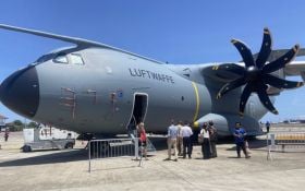 Ini Penampakan Pesawat Militer Jumbo A400M Pesanan TNI AU di BIAS 2024, Wow - JPNN.com Bali