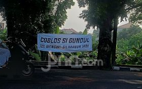 Spanduk Coblos Si Gundul Bertebaran di Bali, Satpol PP Bergerak - JPNN.com Bali