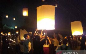 Makna Terdalam dari Penerbangan Ribuan Lampion di Borobudur, Ternyata - JPNN.com Jateng
