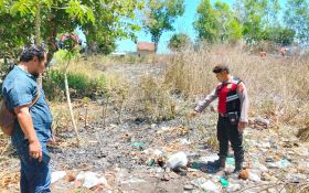 Gegara Bakar Sampah, Tanah Kas Desa di Kulon Progo Terbakar  - JPNN.com Jogja
