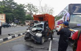 Kecelakaan di Ringroad Selatan Jogja, Mobil sampai Ringsek - JPNN.com Jogja