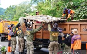 3 Alat Berat dan 40 Truk Sampah Dikerahan Untuk Mengankut Puing Bekas Lapak PKL Puncak - JPNN.com Jabar