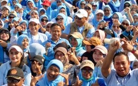 Ribuan Warga Depok Hadiri Senam Sehat Bersama Supian-Chandra - JPNN.com Jabar