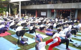 Celebrity Fitness Indonesia Rayakan WWW 2024 Melalui Yoga In The Park - JPNN.com Jabar