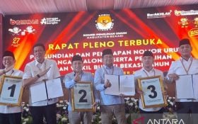 KPU Kabupaten Bekasi Tetapkan Nomor Urut 3 Paslon Pilkada 2024, Berikut Perinciannya! - JPNN.com Jabar