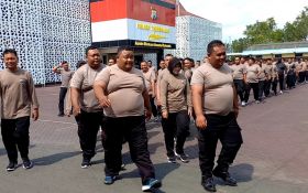 60 Personel Polres Trenggalek Jalani Program Diet Karena Berat Badan Tak Ideal - JPNN.com Jatim