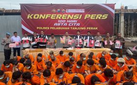 2 Pekan, Polres Pelabuhan Tanjung Perak Ringkus 22 Tersangka Judol, TPPO, dan TPPA - JPNN.com Jatim