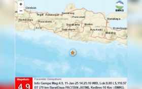 Pacitan Dilanda Gempa Magnitudo 4,9, Guncangan Terasa di Malang & Yogyakarta - JPNN.com Jatim