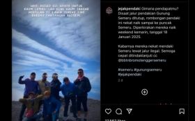 Viral Pendaki Naik Gunung Semeru Saat Jalur Ditutup, TNBTS Buru Pelaku - JPNN.com Jatim