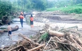 Jembatan Penghubung Antardusun di Situbondo Putus Diterjang Banjir, 250 KK Terisolasi - JPNN.com Jatim