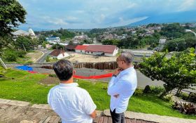 BTP Jabar dan Konsultan Kaji Jalan Amblas di Underpass Batutulis Bogor - JPNN.com Jabar