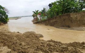 Tanggul Sungai Tuntang Kembali Jebol, Warga Grobogan Diminta Waspada - JPNN.com Jateng