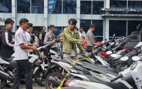 Ditertibkan Saat Demo, 80 Motor Pedemo Bisa Diambil di Polresta Malang Kota - JPNN.com Jatim