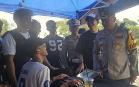 Polres Malang Simulasikan Pengamanan Pertandingan Arema FC di Stadion Kanjuruhan - JPNN.com Jatim