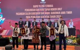 Pilgub Jatim 2024, Luluk-Lukman Nomor Urut 1, Khofifah-Emil 2, dan Risma-Gus Hans 3 - JPNN.com Jatim