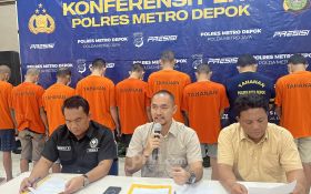 Polres Depok Ringkus 4 Komplotan Curanmor - JPNN.com Jabar