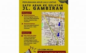 Ada Perubahan Arus Lalu Lintas di Jalan Gambiran, Warga Jogja Wajib Tahu - JPNN.com Jogja