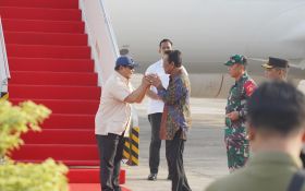 Presiden Prabowo Subianto Mendarat di Jogja, Disambut Sultan HB X - JPNN.com Jogja