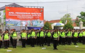 Begini Persebaran Polisi di Bantul Saat Pilkada 2024 - JPNN.com Jogja