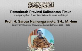 Berita Duka, Pendiri Fakultas Hukum Unmul Prof Sarosa Hamongpranoto Meninggal Dunia - JPNN.com Kaltim