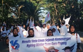 Ratusan Pendukung Perindo Antar Bacaleg ke KPU Lombok Tengah - JPNN.com NTB