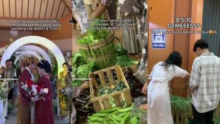 Video Viral Bagi-Bagi Sayur di Pesta Pernikahan, Apa yang Sebenarnya Terjadi? - JPNN.com