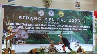 Sidang MPL-PGI di Balikpapan, Pendeta Bambang Widjaja Menyampaikan Pesan soal IKN - JPNN.com
