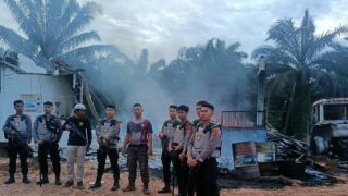 Situasi di PT AKG Bahuga Seusai Aksi Kerusuhan-Pembakaran - JPNN.com