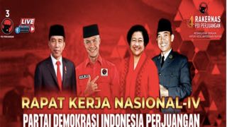 Megawati, Ganjar Pranowo, dan Jokowi Akan Berpidato di Pembukaan Rakernas PDIP - JPNN.com