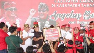 Bupati Giri Disambut Ribuan Warga Tabanan dalam Angelus Buana - JPNN.com