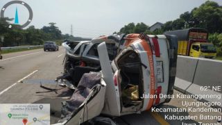 Kecelakaan Maut di Tol Semarang-Batang, Satu Orang Tewas, Begini Kronologinya - JPNN.com Jateng