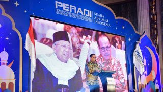 Halalbihalal Peradi SAI, Juniver Girsang Ajak Advokat Bersatu - JPNN.com