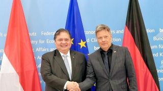 Bertemu Menko Airlangga, Wakil Kanselir Jerman Memuji Pertumbuhan Ekonomi Indonesia - JPNN.com