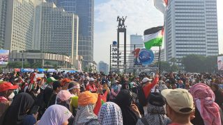 Bela Palestina, Majelis Ormas Islam Serukan Lawan Genosida di Area CFD Jakarta - JPNN.com