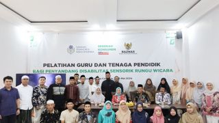 BAZNAS Adakan Program TOT Pengajar Al-Qur'an Isyarat - JPNN.com