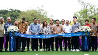 Bank Mandiri, PSSI, dan FIFA Resmikan Lapangan Mini Soccer Ramah Anak di Jakarta - JPNN.com