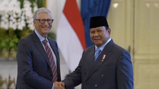 Prabowo dan Bill Gates Bahas Isu Keuangan dan Kesehatan - JPNN.com